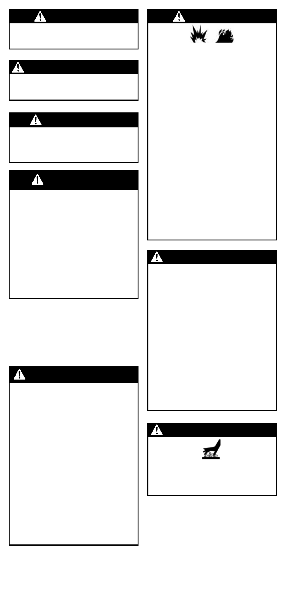 Avertissement danger, Avertissement, Danger | Attention, Français-2 | Coleman 5432A Series User Manual | Page 9 / 24