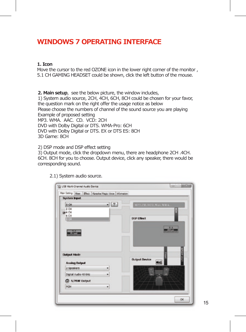 Ozone Gaming Strato EVO User Manual | Page 15 / 20