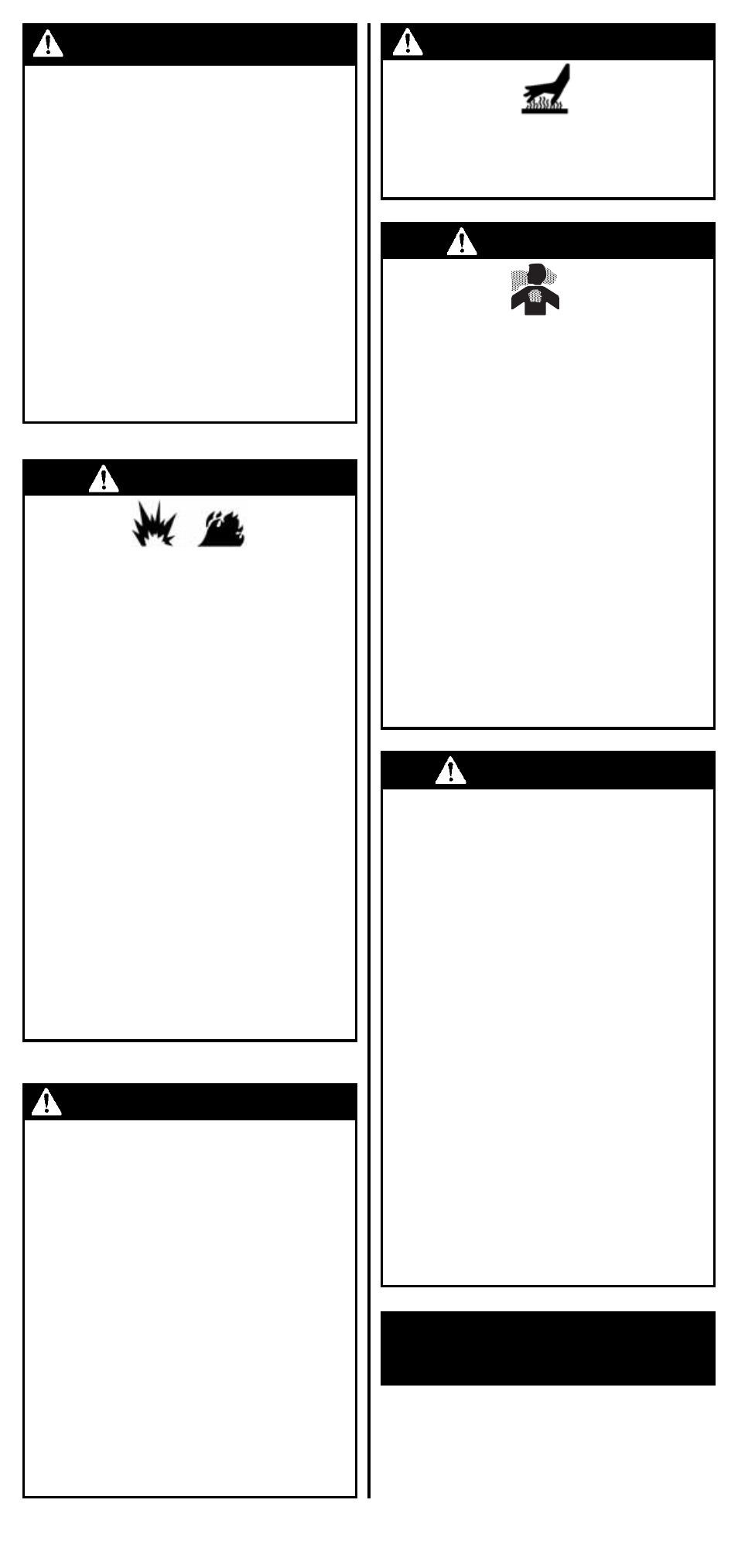 Avertissement, Danger, Attention | Avertissement danger, Caractéristiques techniques, Français-2 | Coleman 2600 Series User Manual | Page 11 / 28