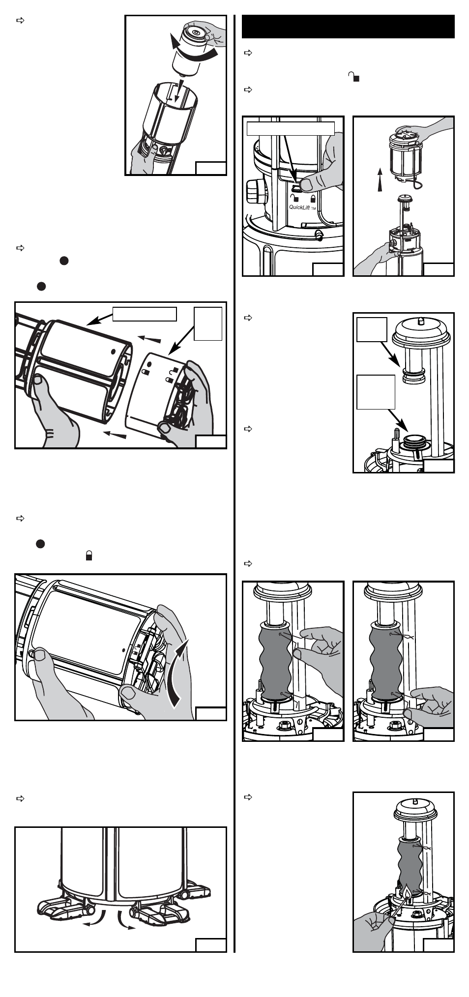 Fixation des manchons, Français-4 | Coleman 2600 Series User Manual | Page 13 / 28