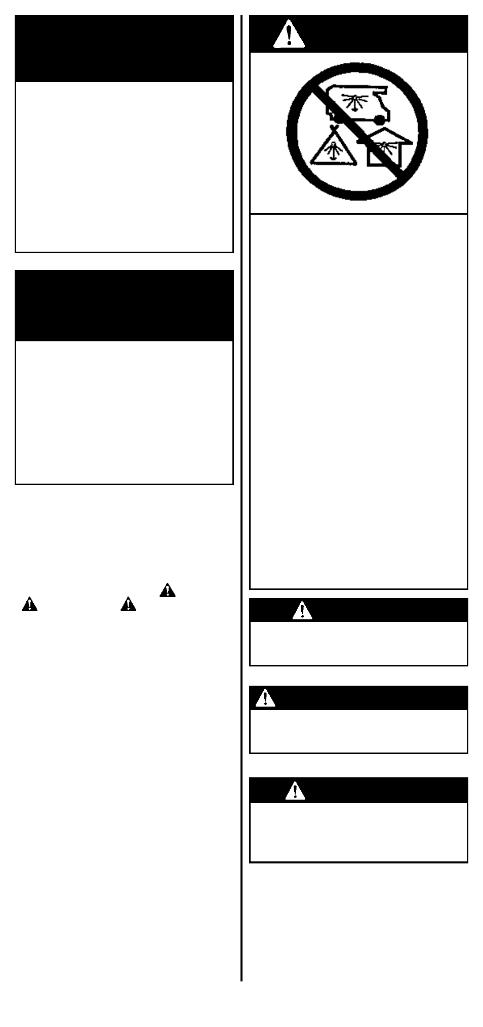 Para su seguridad, Peligro, Advertencia | Cuidado | Coleman 2600 Series User Manual | Page 18 / 28