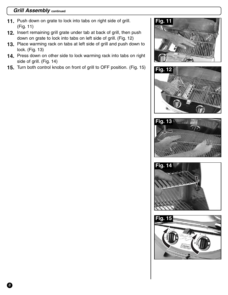 Coleman 9972 Series User Manual | Page 8 / 16
