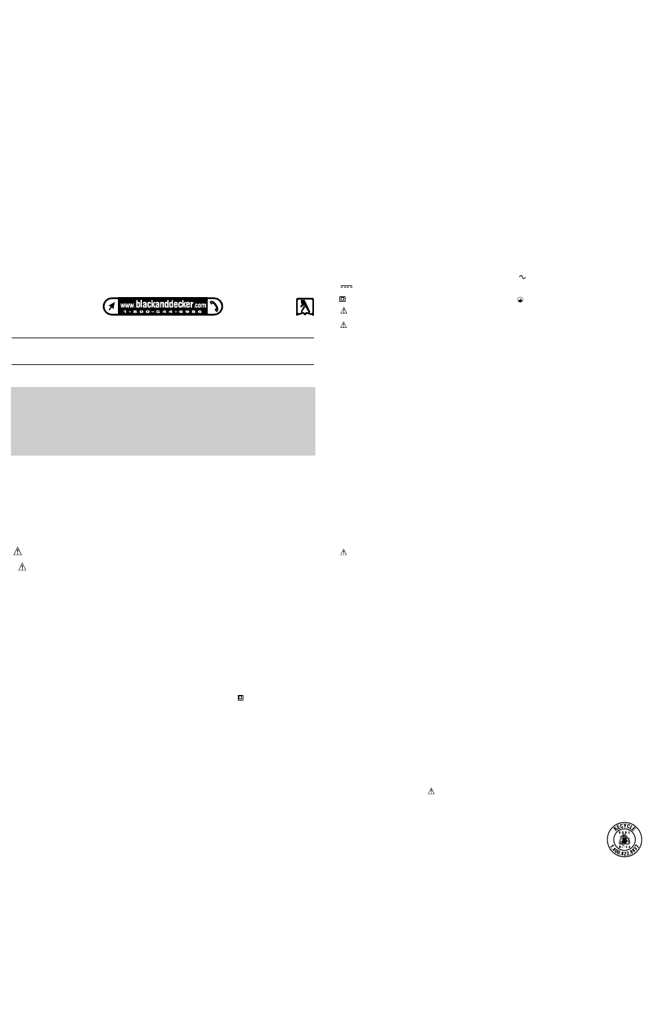 Guide d’utilisation, Conserver ces directives | Black & Decker 9071 Cordless User Manual | Page 2 / 4