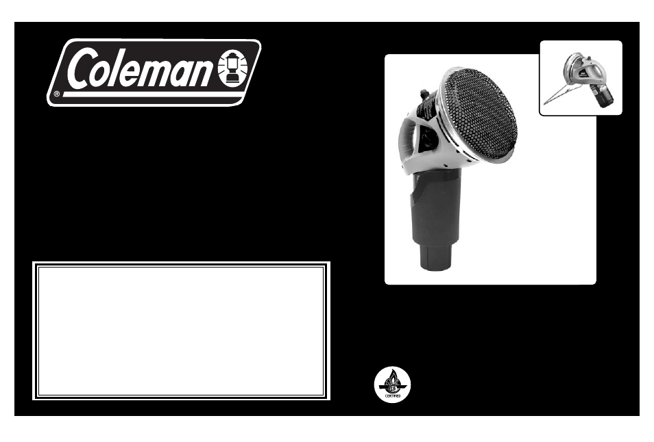 Calefactor catalítico de propano, Instrucciones para su uso | Coleman 5036 User Manual | Page 17 / 24