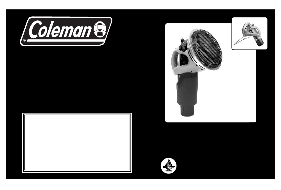 Chaufferette catalytique à propane, Notice d’emploi | Coleman 5036 User Manual | Page 9 / 24