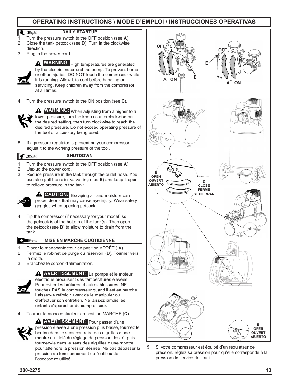 Coleman Air Compressors User Manual | Page 13 / 24