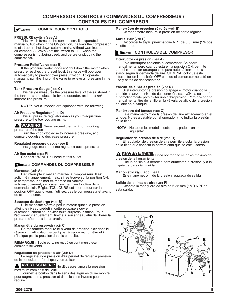 Coleman Air Compressors User Manual | Page 9 / 24