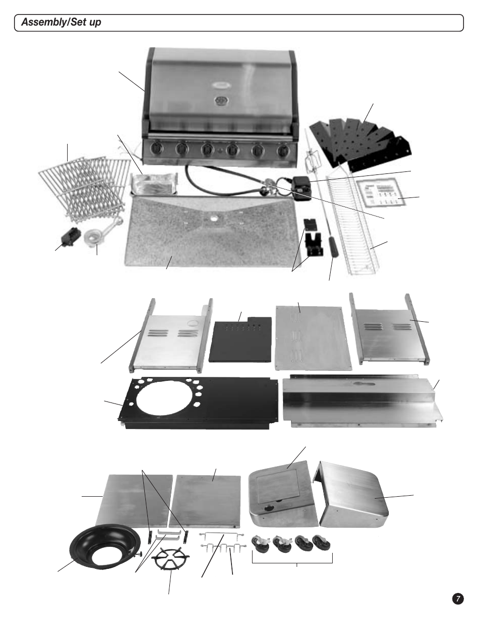 Assembly/set up | Coleman 9947A726 User Manual | Page 7 / 20