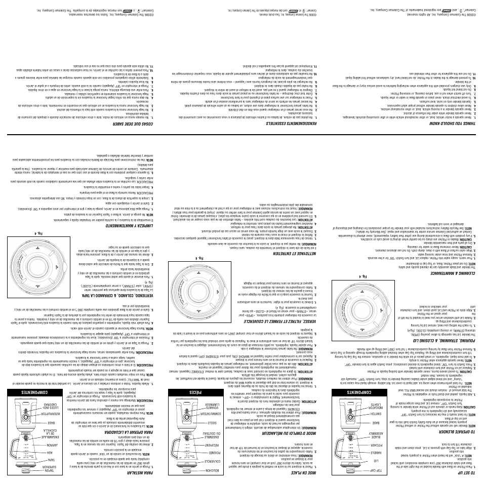 Coleman 850 Series User Manual | Page 2 / 2