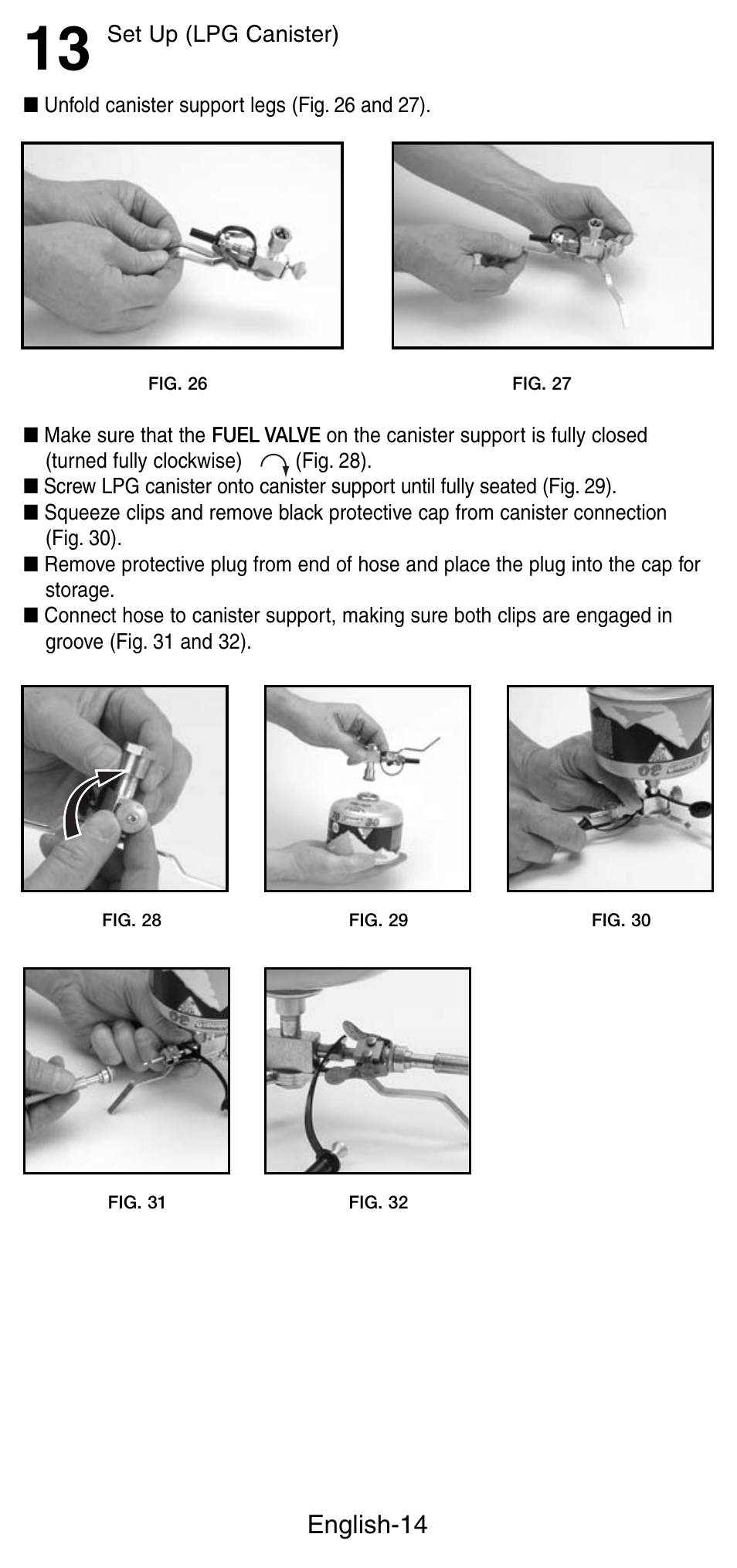 English-14 | Coleman Denali 9790 User Manual | Page 15 / 28