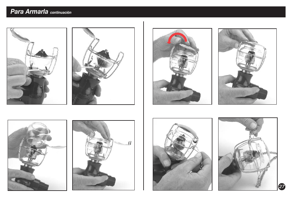 Para armarla | Coleman 5132A User Manual | Page 27 / 32