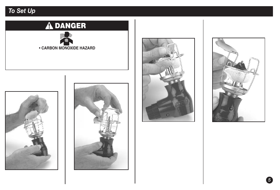 Danger | Coleman 5132A User Manual | Page 5 / 32