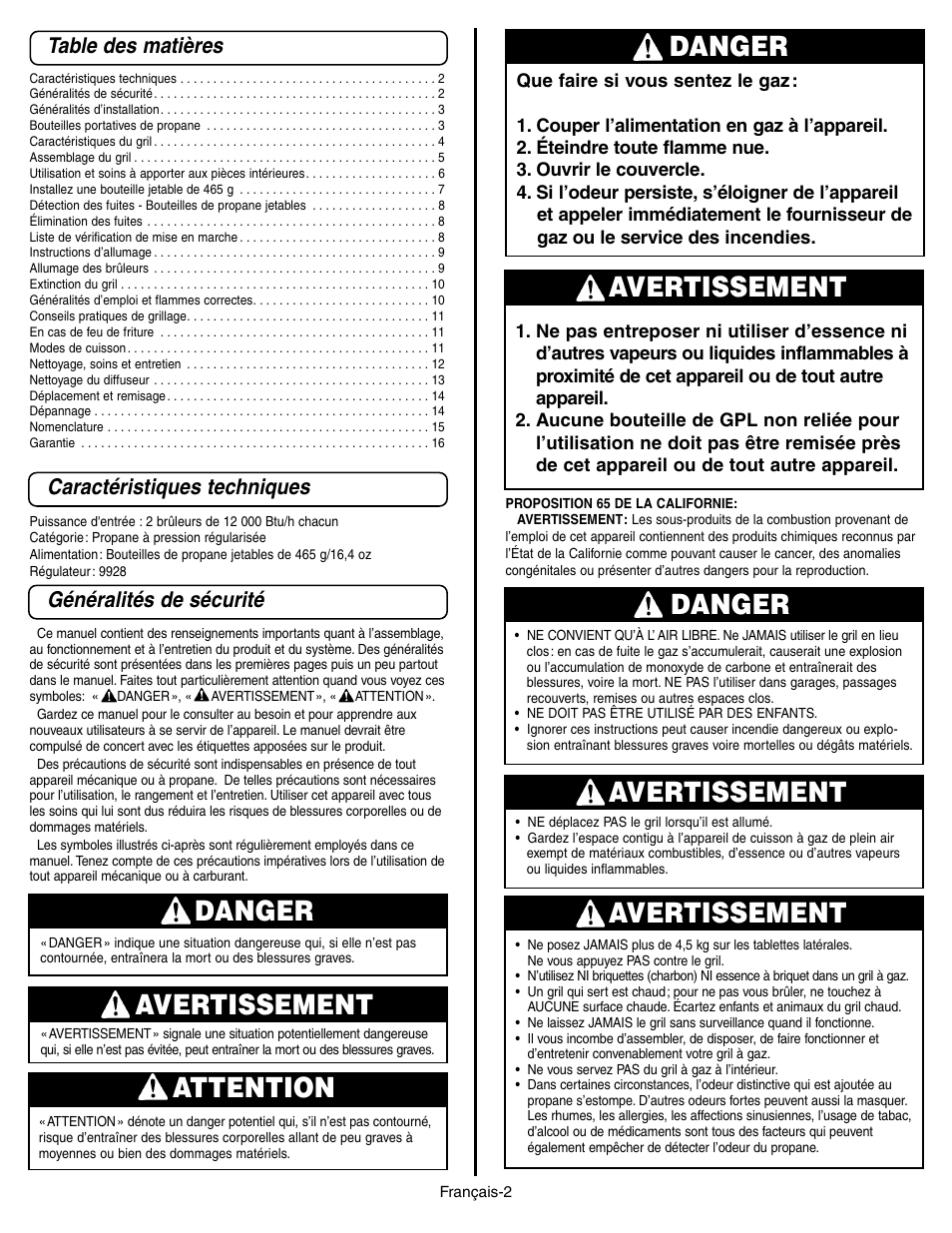 Coleman 9928 Series User Manual | Page 20 / 52