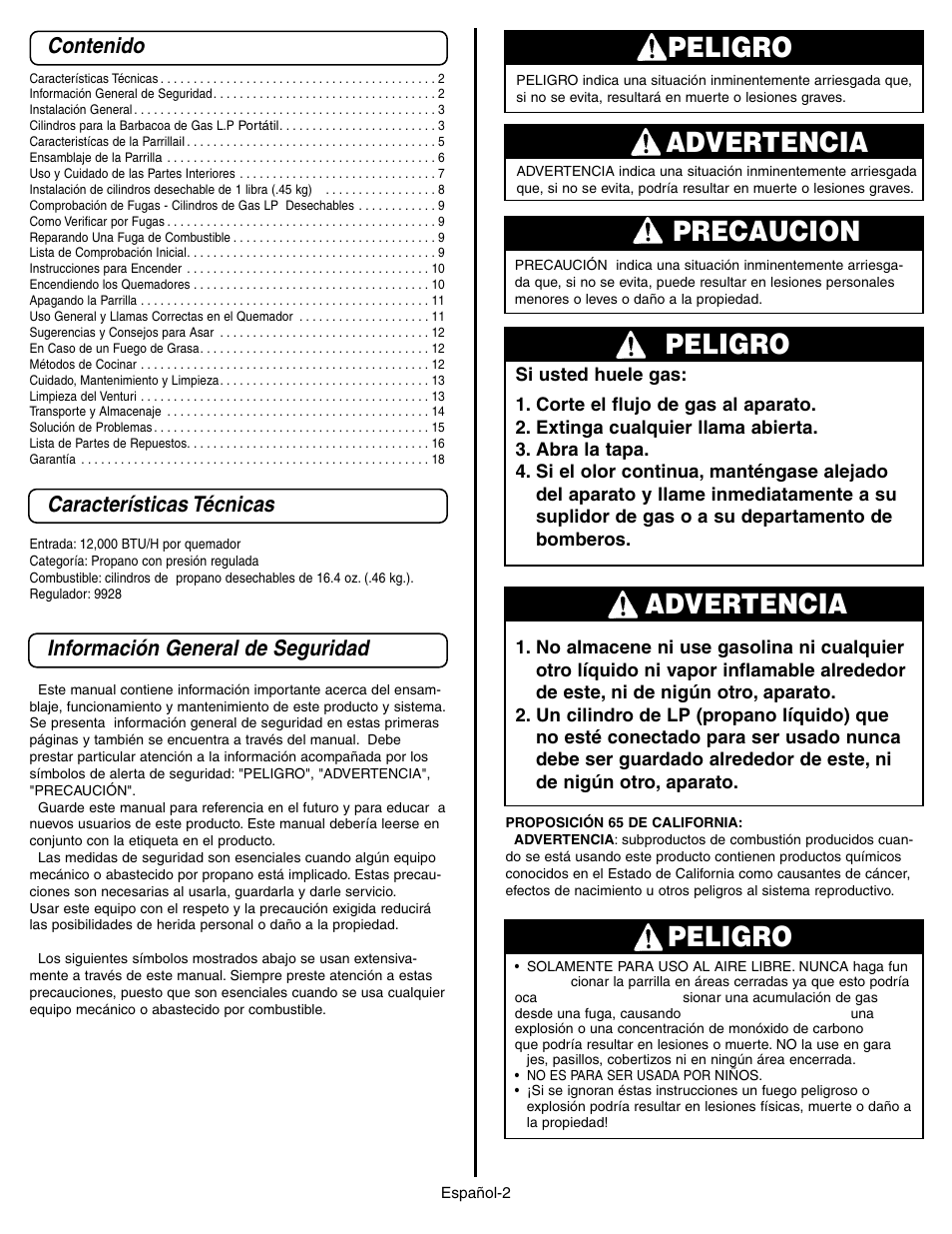 Coleman 9928 Series User Manual | Page 36 / 52