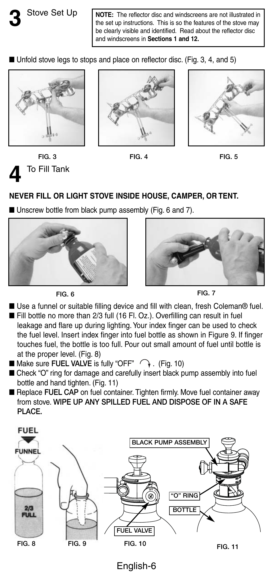 English-6 | Coleman 9780 User Manual | Page 7 / 20