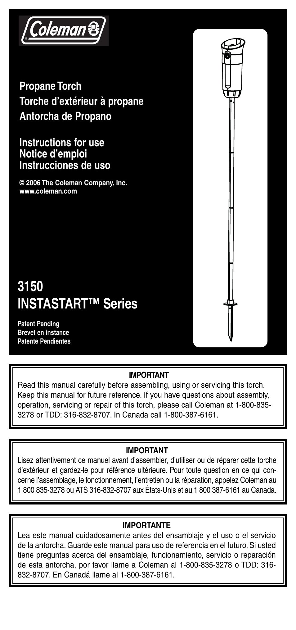 Coleman 3150 User Manual | 28 pages