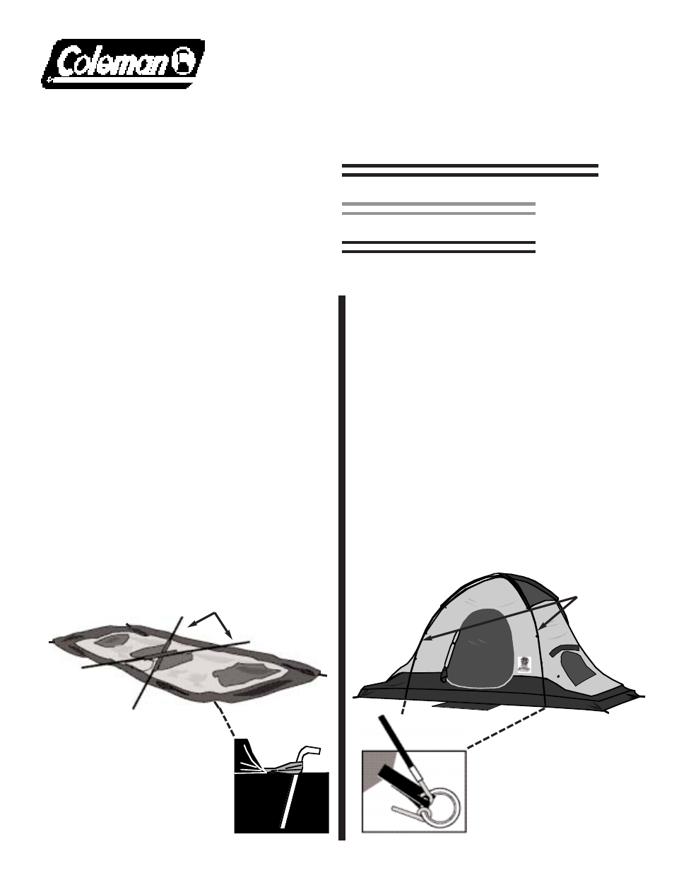 Coleman 9278-368 User Manual | 2 pages