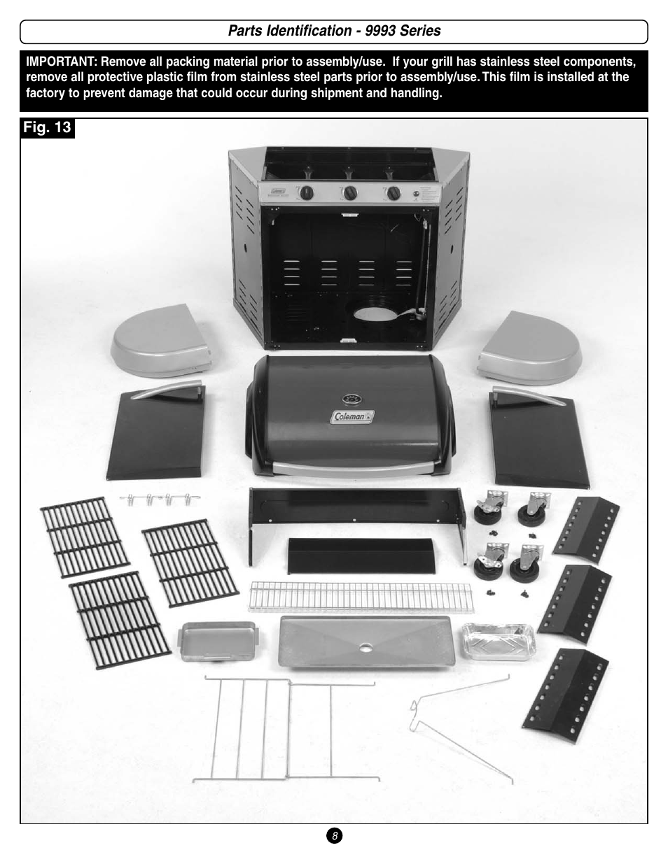 Coleman 9993 User Manual | Page 8 / 24