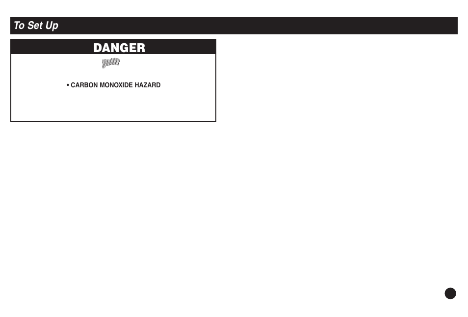 Danger | Coleman Propane Stoves User Manual | Page 5 / 32