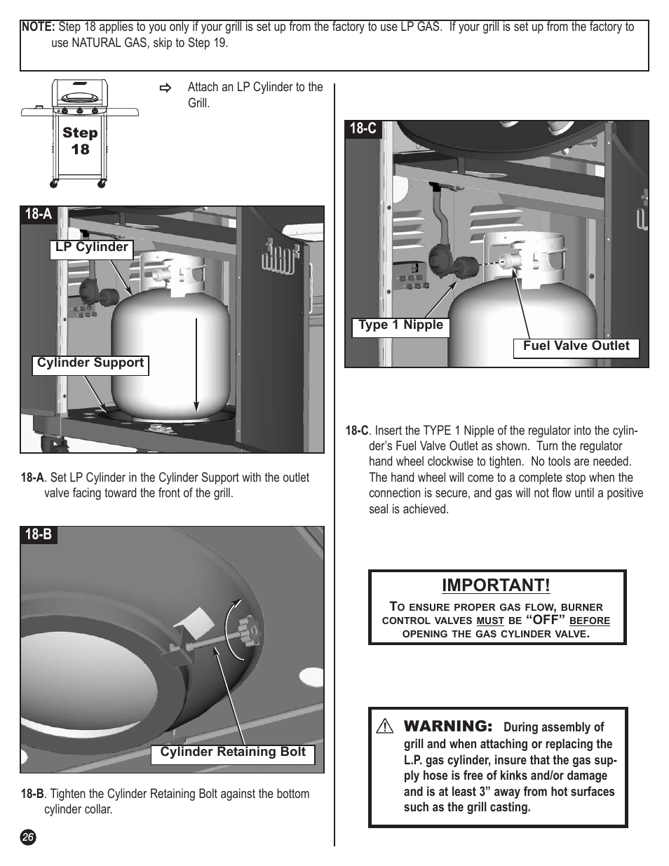Important | Coleman 5400 LP User Manual | Page 26 / 40