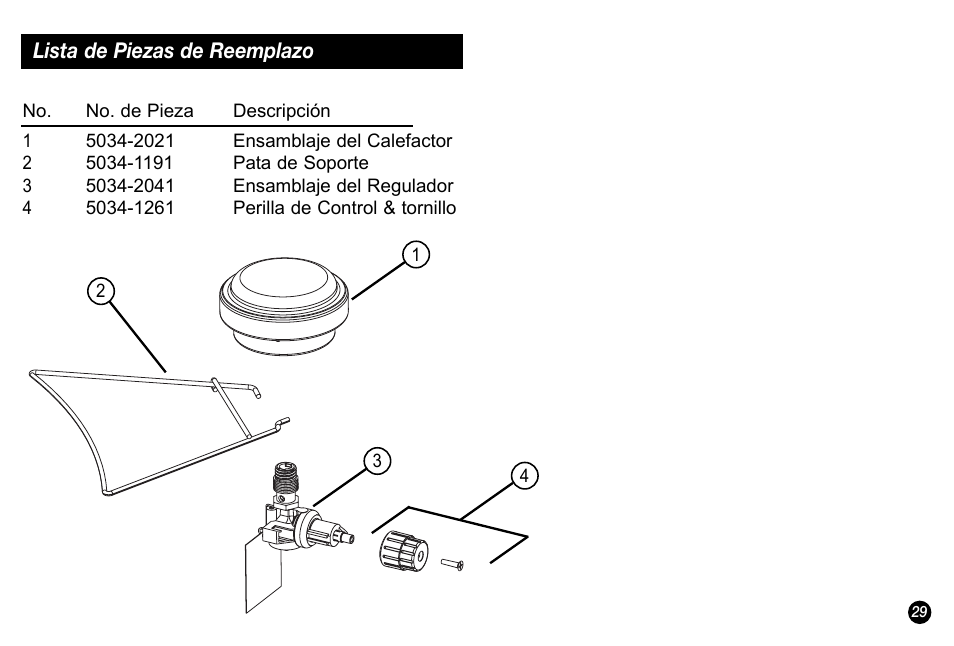 Coleman 5034 User Manual | Page 29 / 32