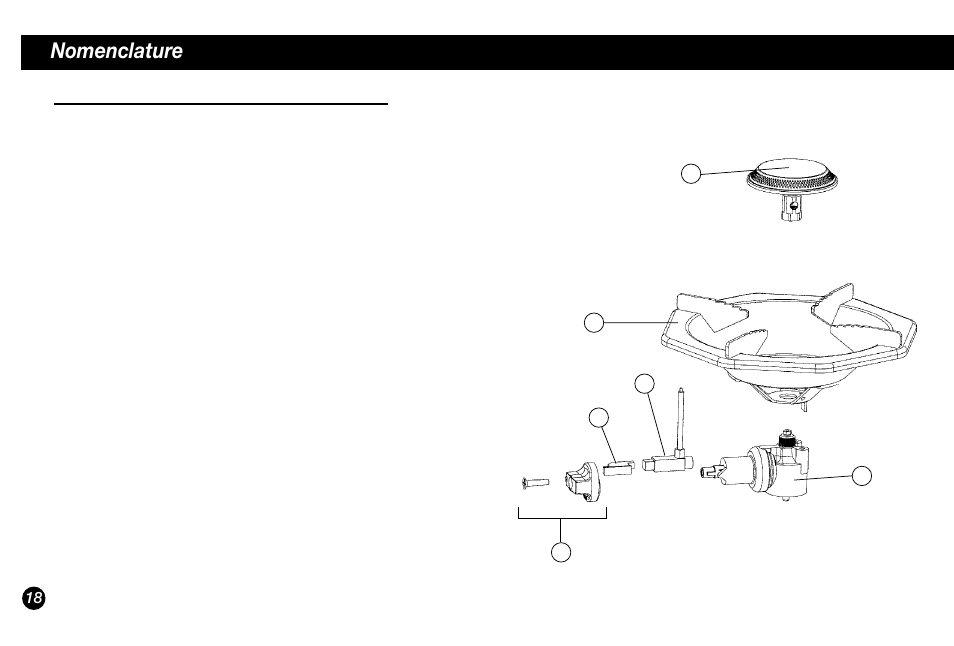 Nomenclature | Coleman 5431A Series User Manual | Page 18 / 32