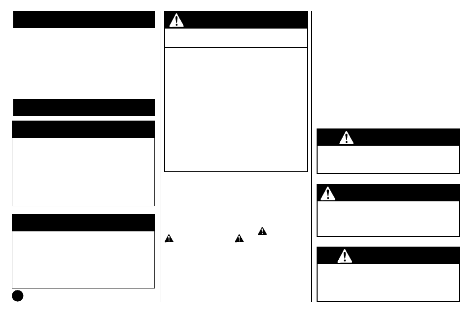 Attention, Avertissement, Danger | Pour votre sécurité | Coleman Model 5035 User Manual | Page 10 / 24