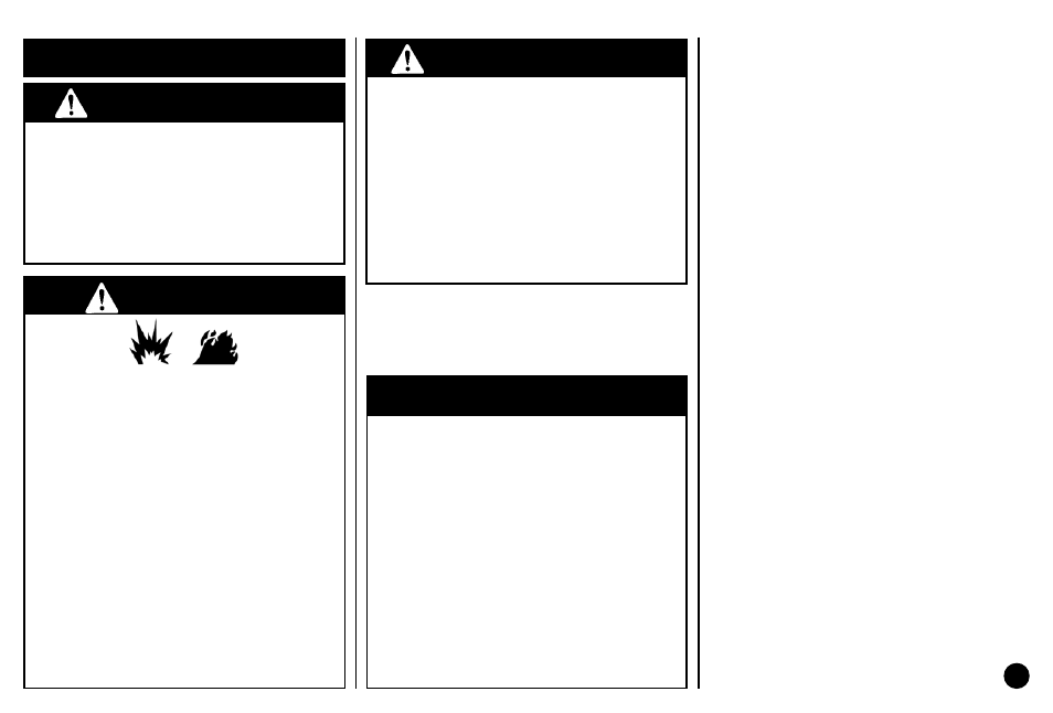 Danger, Danger warning, Warning | Coleman Model 5035 User Manual | Page 3 / 24