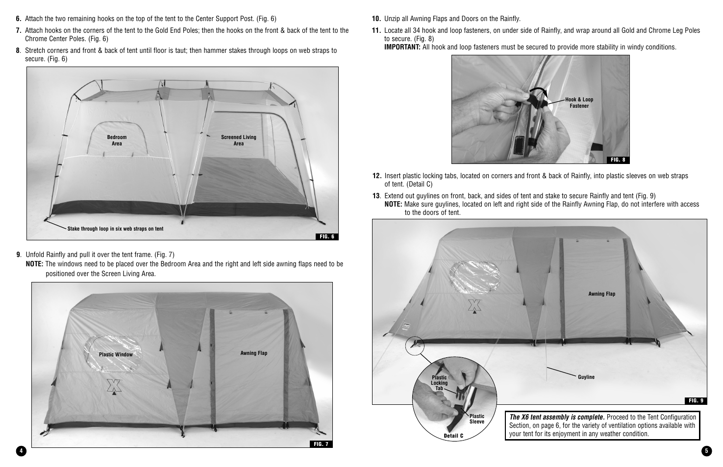 Coleman NorthStar X6 User Manual | Page 4 / 4