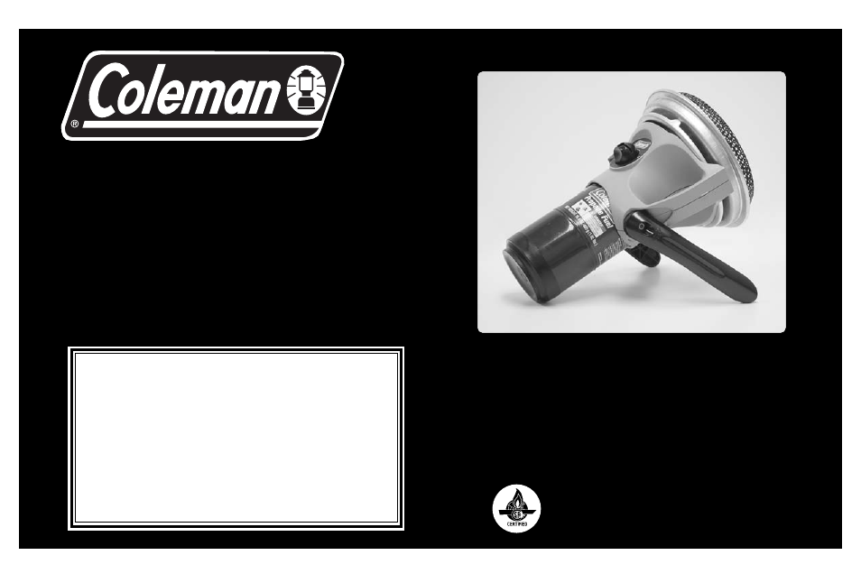 Chaufferette catalytique à propane, Notice d’emploi | Coleman Propane 5038 User Manual | Page 9 / 24