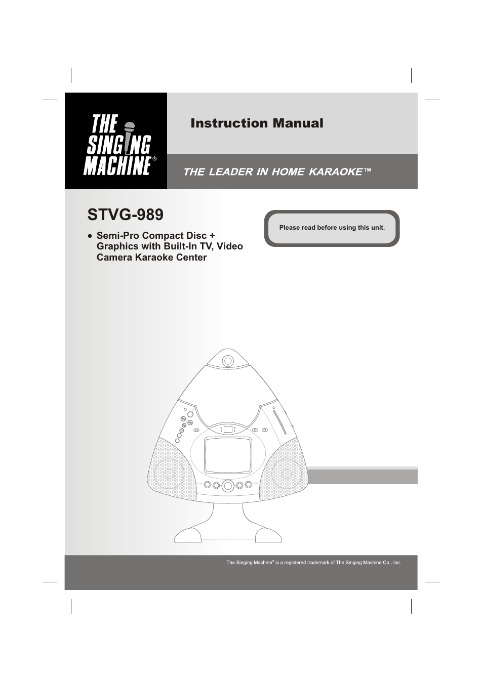 Creek Audio STVG-989 User Manual | 24 pages