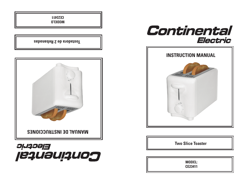 Continental CE23411 User Manual | 4 pages