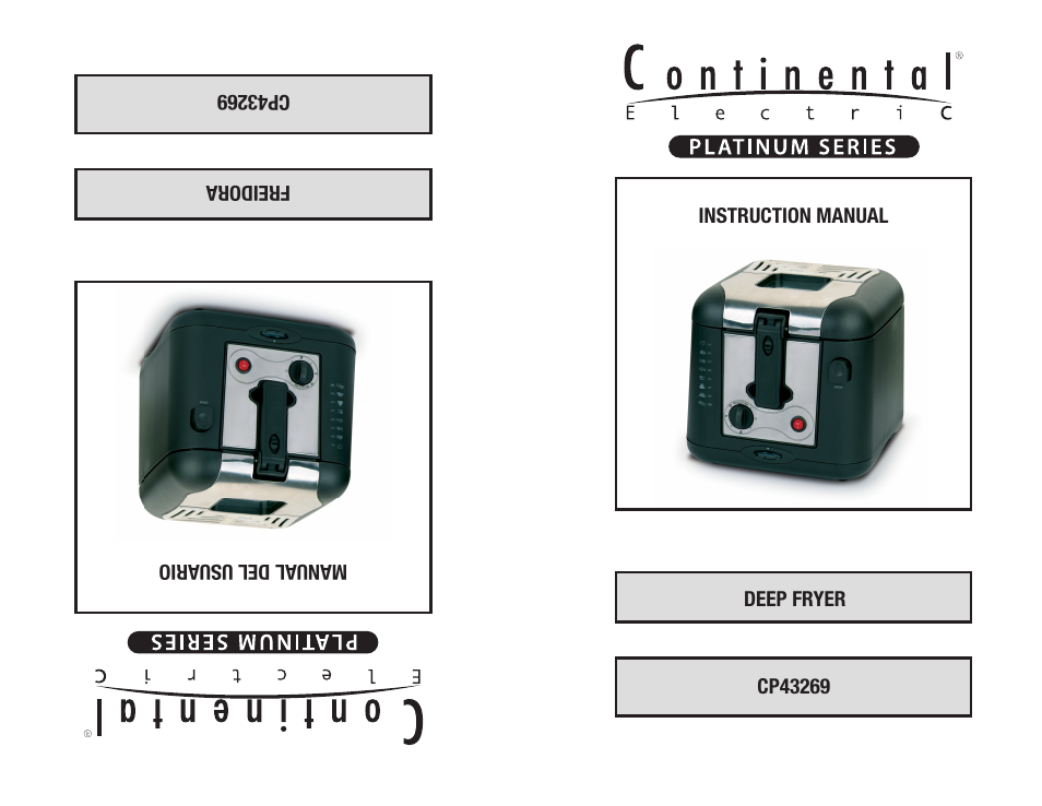 Continental Electric CP43269 User Manual | 8 pages
