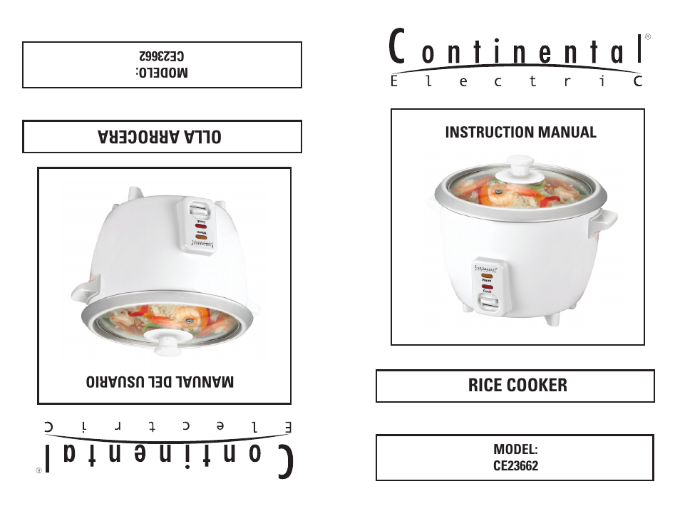 Continental Electric CE23662 User Manual | 8 pages