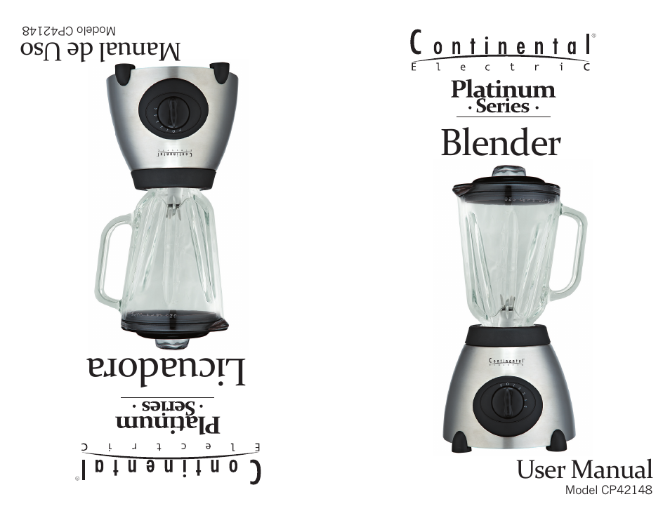 Continental Electric PLATINUM SERIES CP42148 User Manual | 4 pages