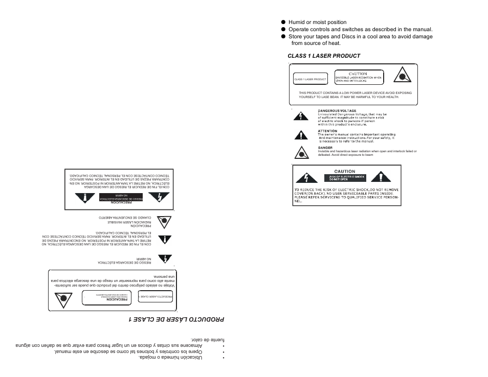 Producto láser de clase 1 | Continental Electric CEPD64381 User Manual | Page 15 / 16