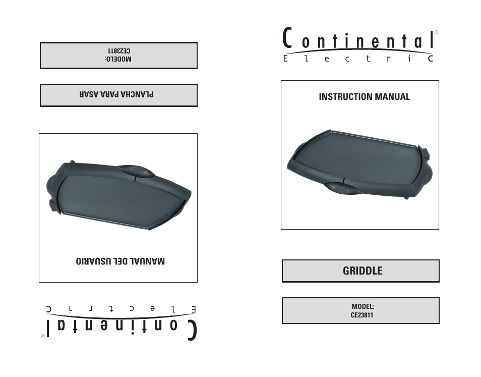 Continental CE23811 User Manual | 8 pages