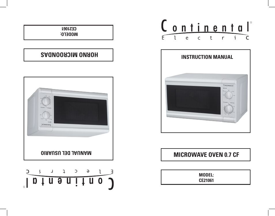 Continental Electric CE21061 User Manual | 20 pages