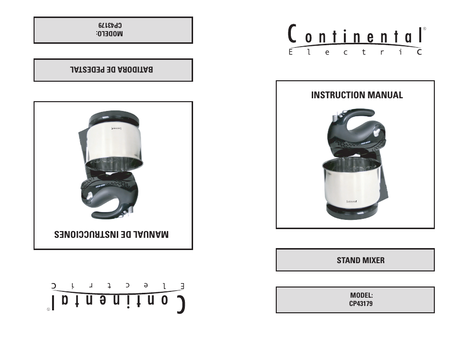 Continental Electric CP43179 User Manual | 12 pages