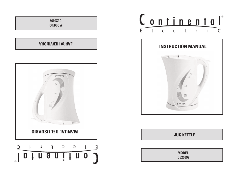 Continental Electric CE23697 User Manual | 4 pages