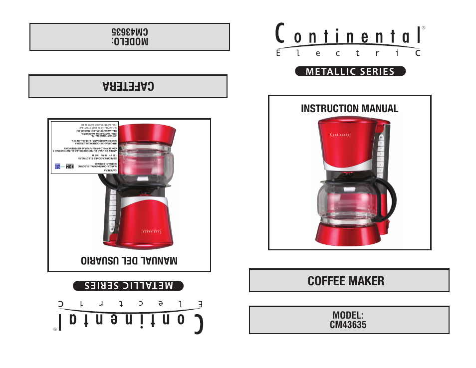 Continental Electric CM43635 User Manual | 8 pages