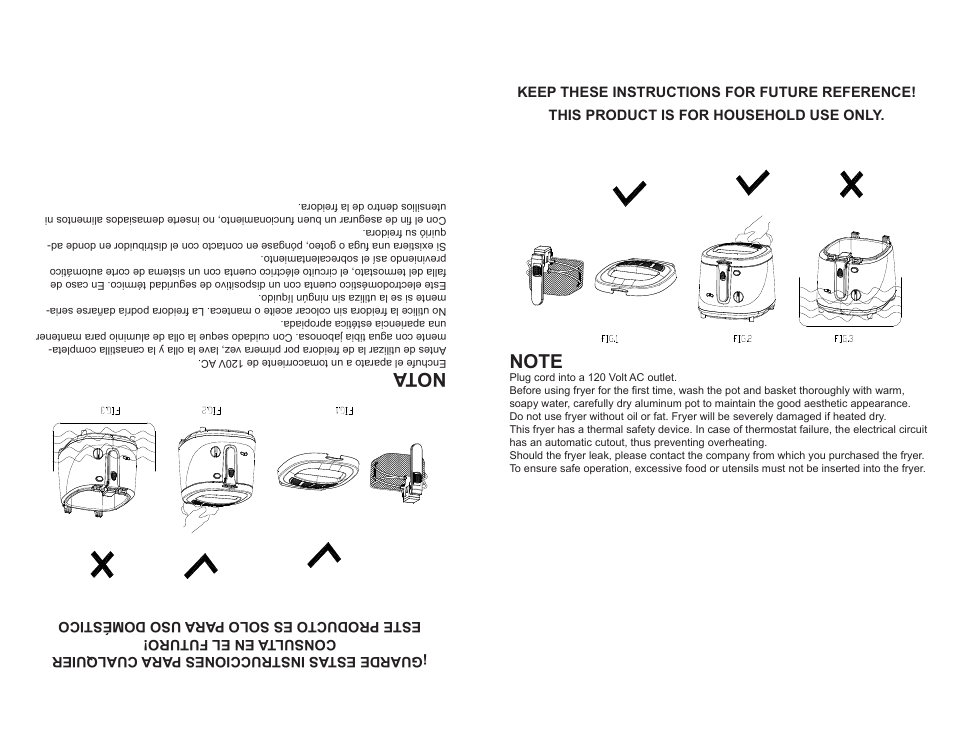 Nota | Continental Electric CE23379 User Manual | Page 3 / 16