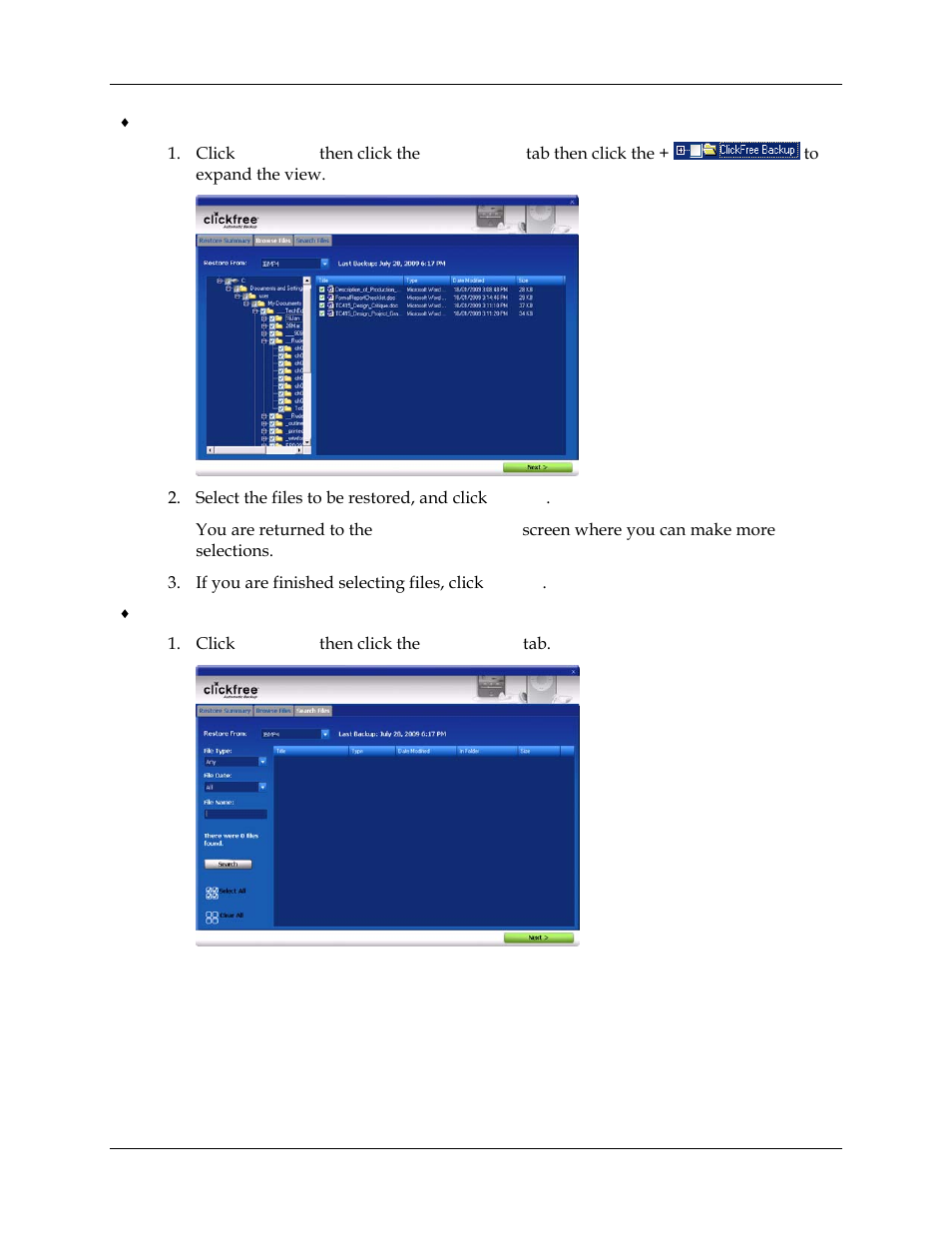 Clickfree Transformer SE User Manual | Page 127 / 132