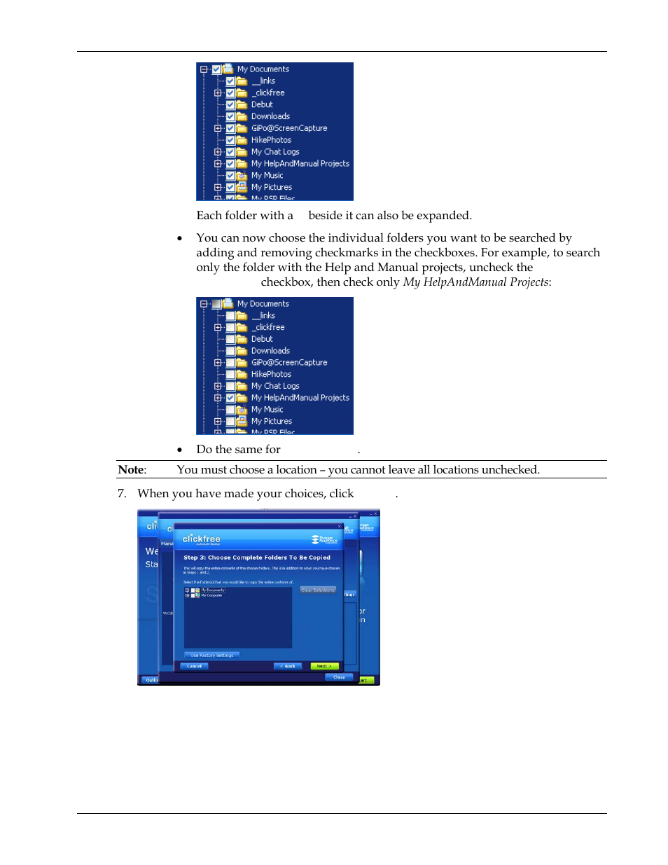 Clickfree Transformer SE User Manual | Page 21 / 132