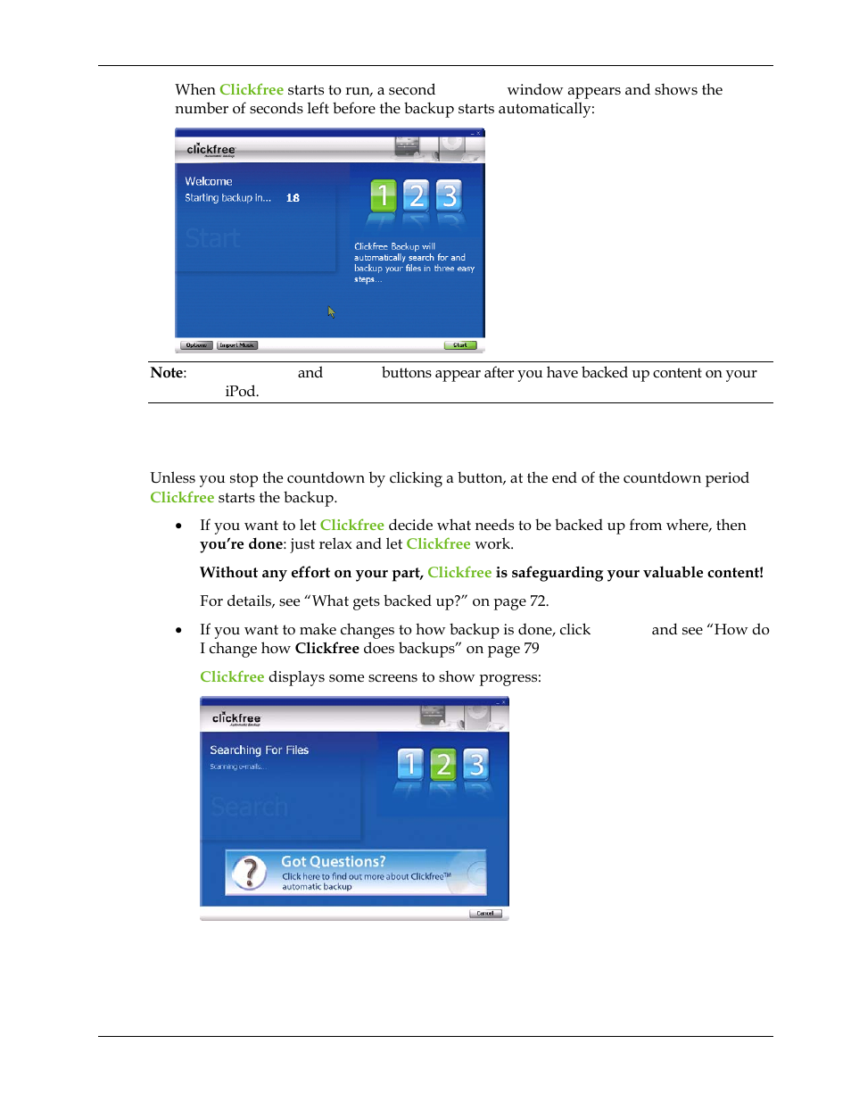 Zero effort backup – really, Ero effort backup, Really | Clickfree Transformer SE User Manual | Page 75 / 132