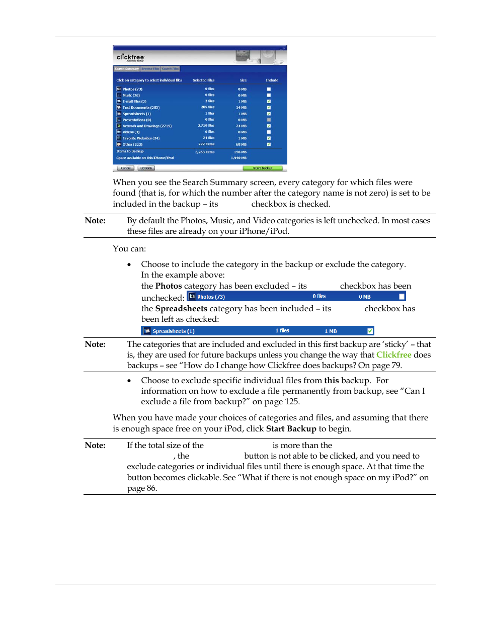 Clickfree Transformer SE User Manual | Page 76 / 132