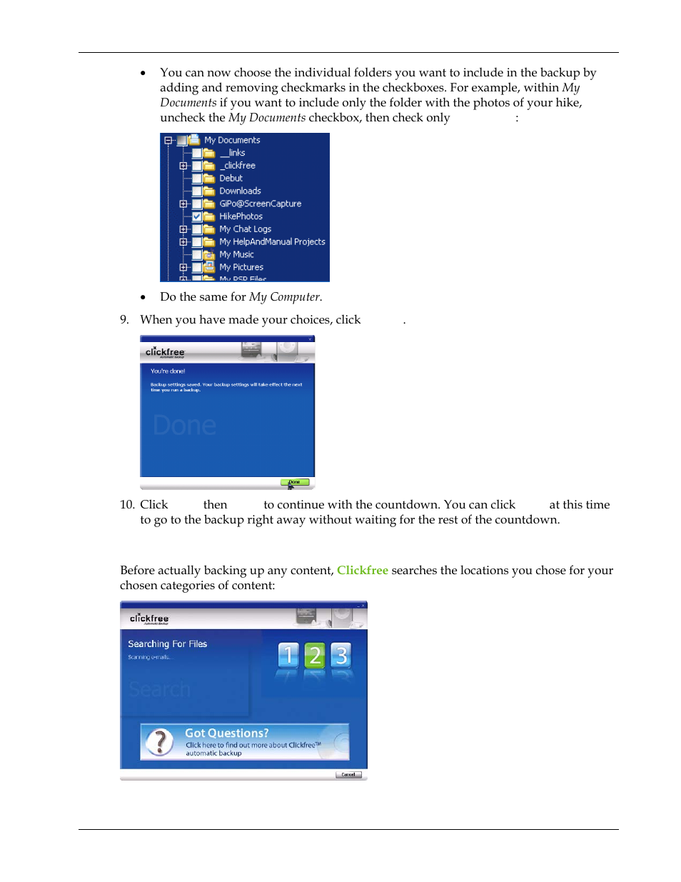 Clickfree Transformer SE User Manual | Page 84 / 132