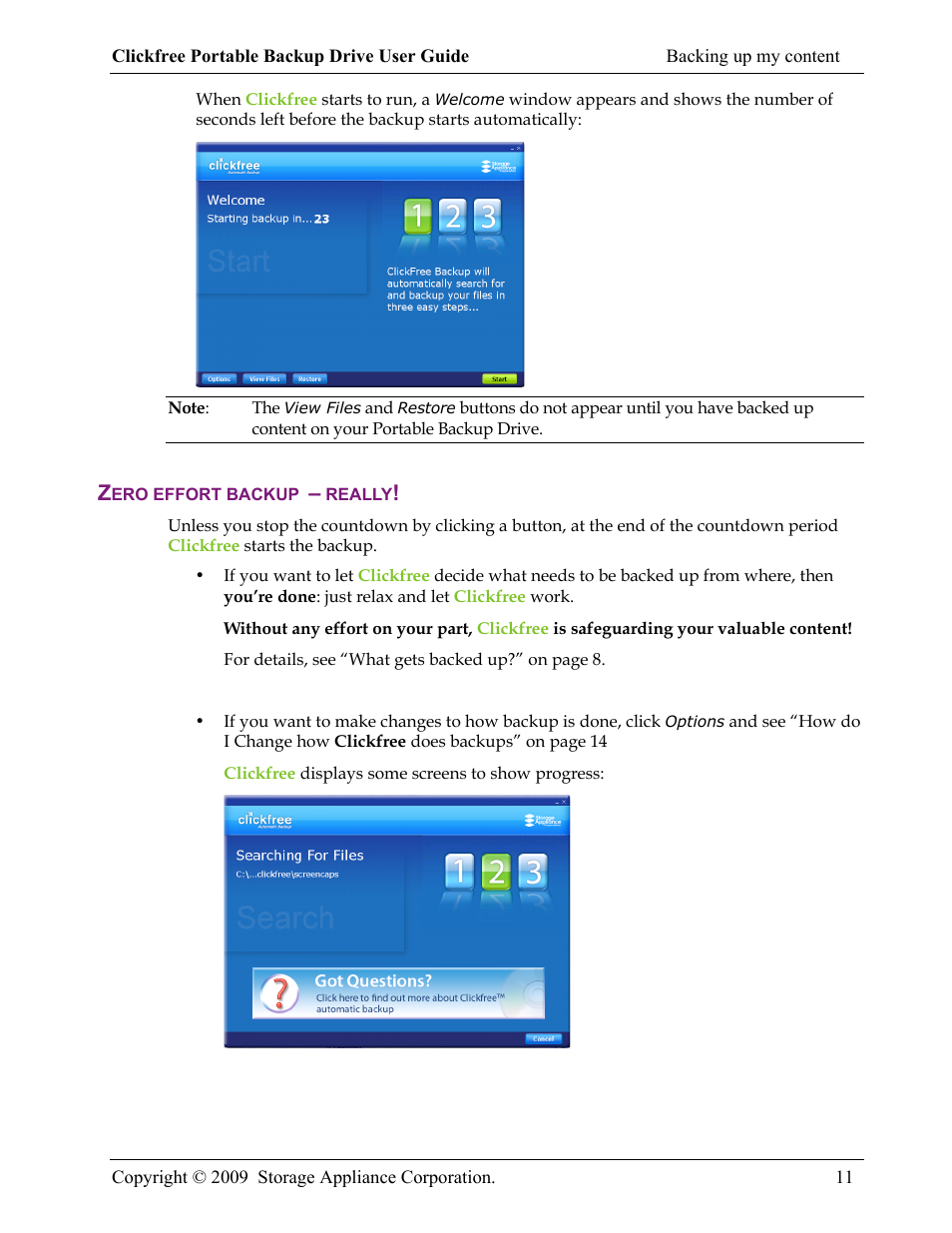 Storage Appliance HD325 User Manual | Page 11 / 65