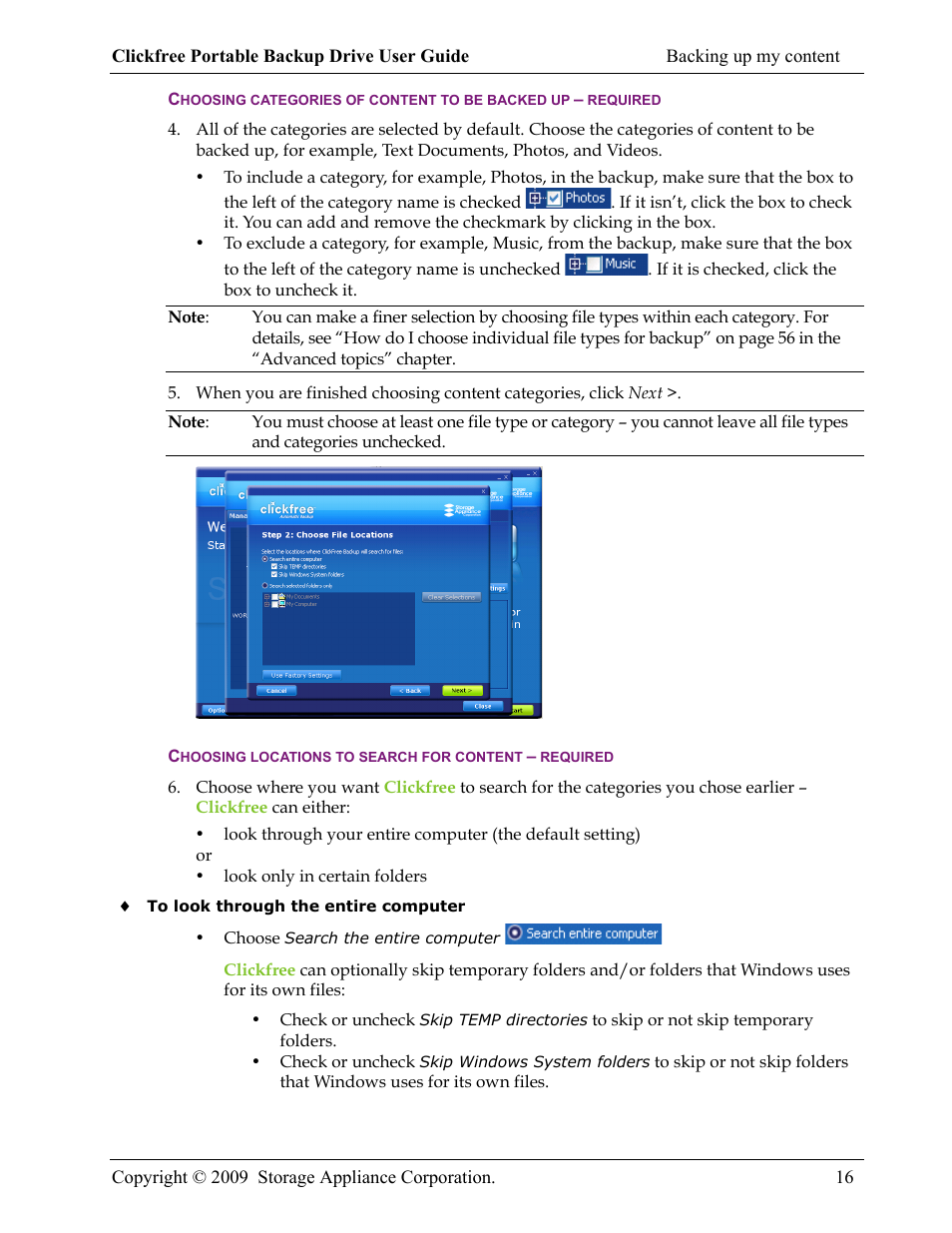 Storage Appliance HD325 User Manual | Page 16 / 65