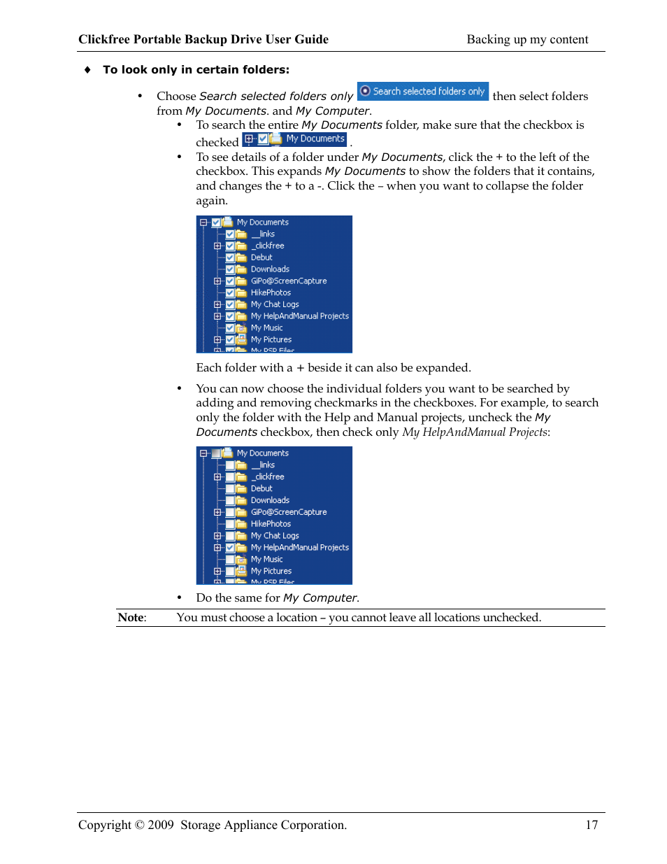 Storage Appliance HD325 User Manual | Page 17 / 65